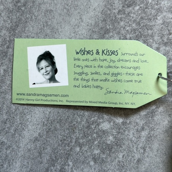 Hanging Plaque for Baby new born pregnancy green & white beaded - Picture 4 of 5